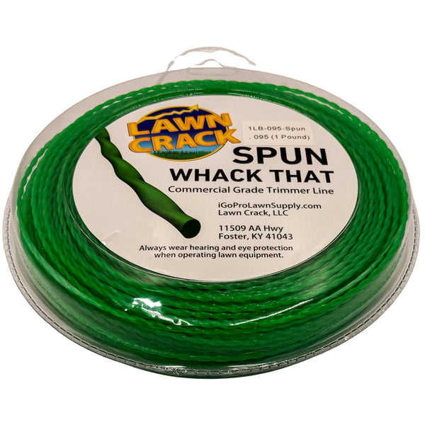 .095 Spun Trimmer Line 1 Pound Commercial Grade Lawn Crack