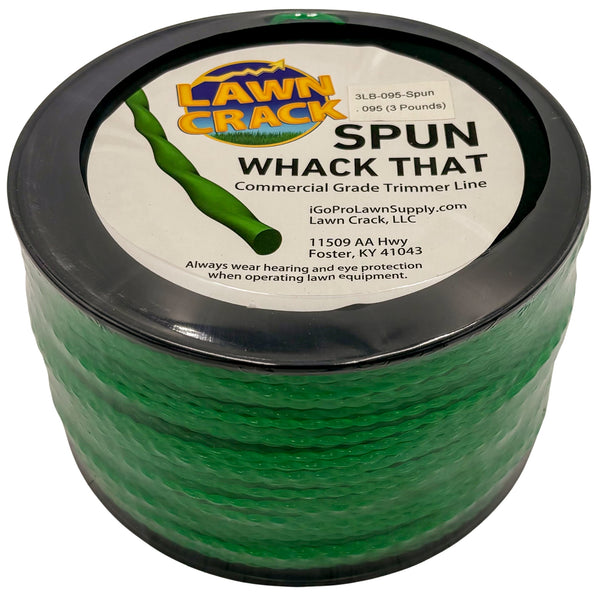 .095 Spun Trimmer Line 3 Pounds Commercial Grade Lawn Crack