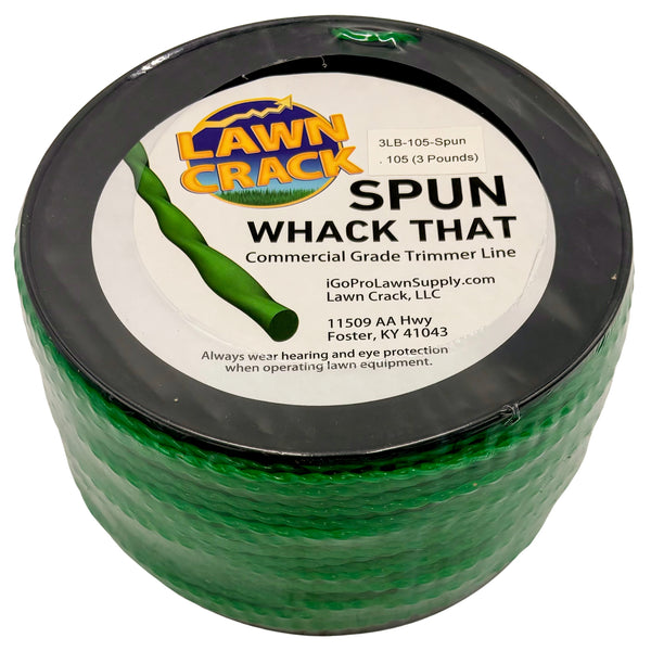 .105 Spun Trimmer Line 3 Pounds Commercial Grade Lawn Crack