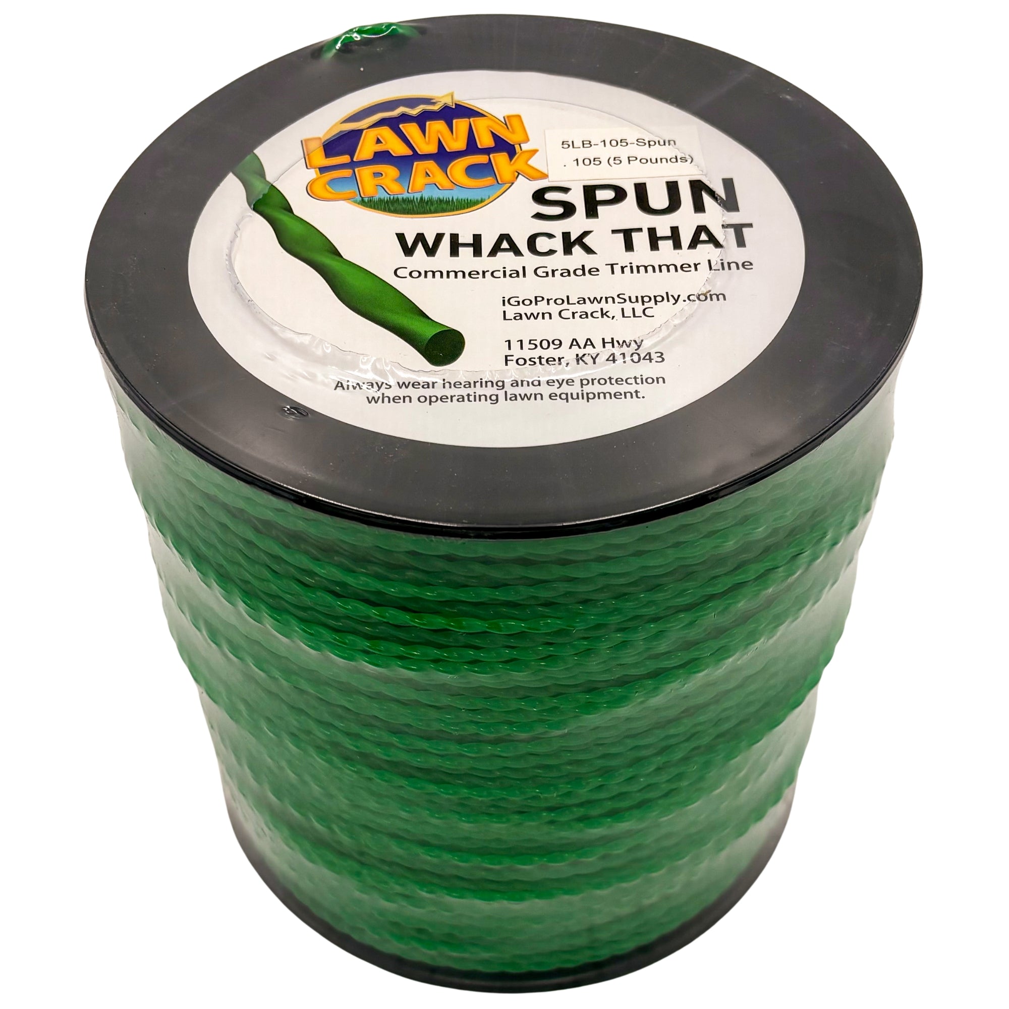 .105 Spun Trimmer Line 5 Pounds Commercial Grade Lawn Crack