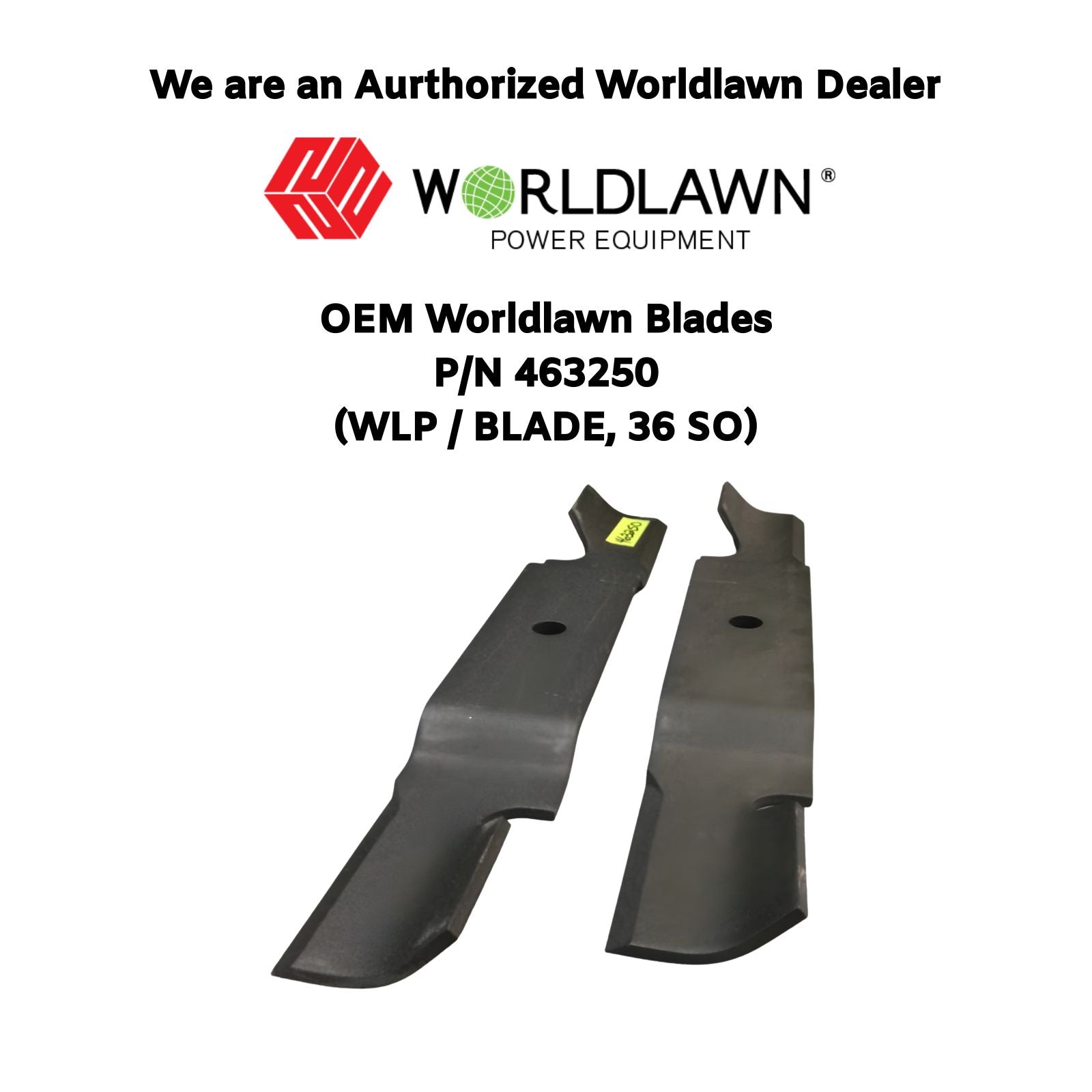 Worldlawn Blade 463250 For 36