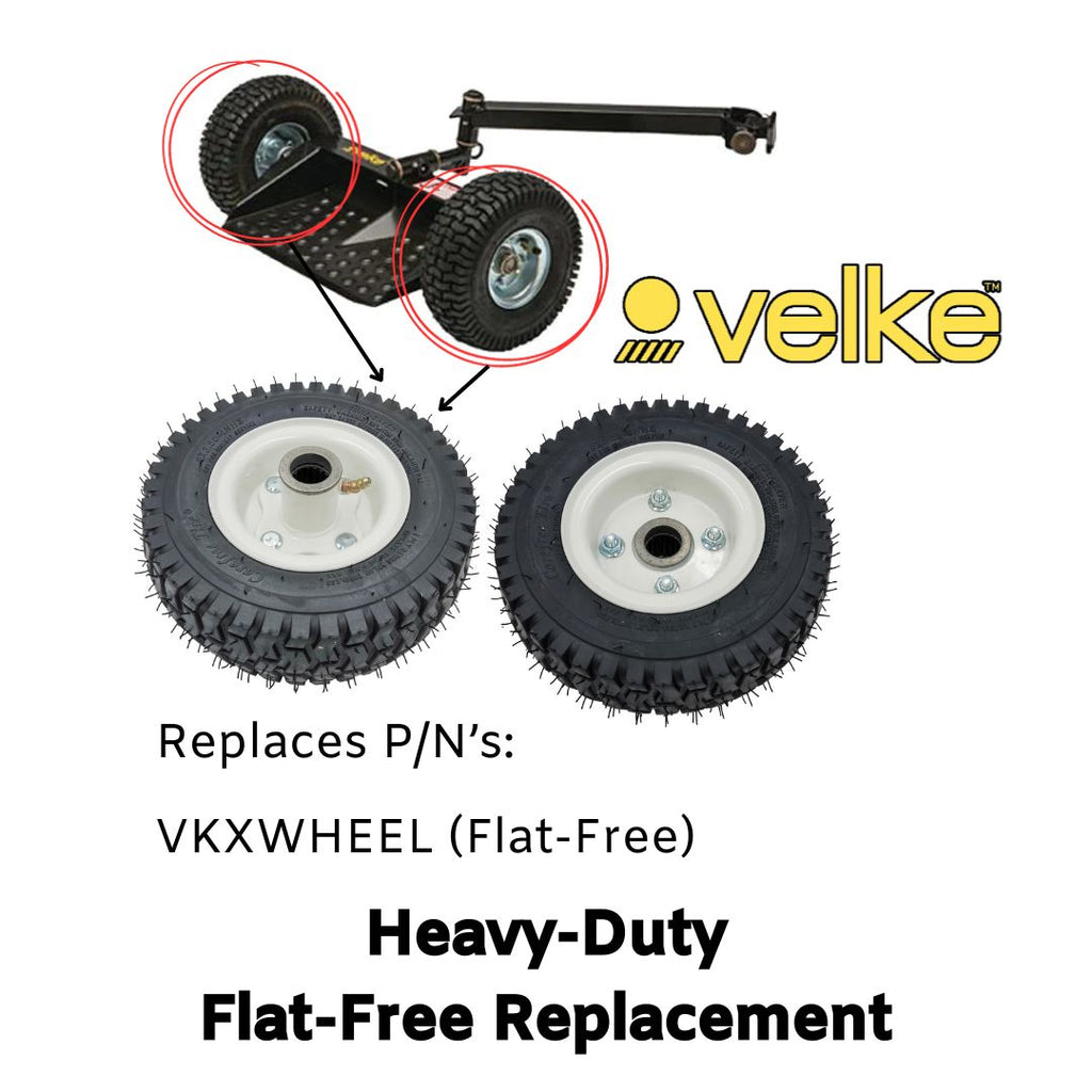 Velke VKXWHEEL 2-Pack Heavy-Duty Flat-Free Replacement Wheels