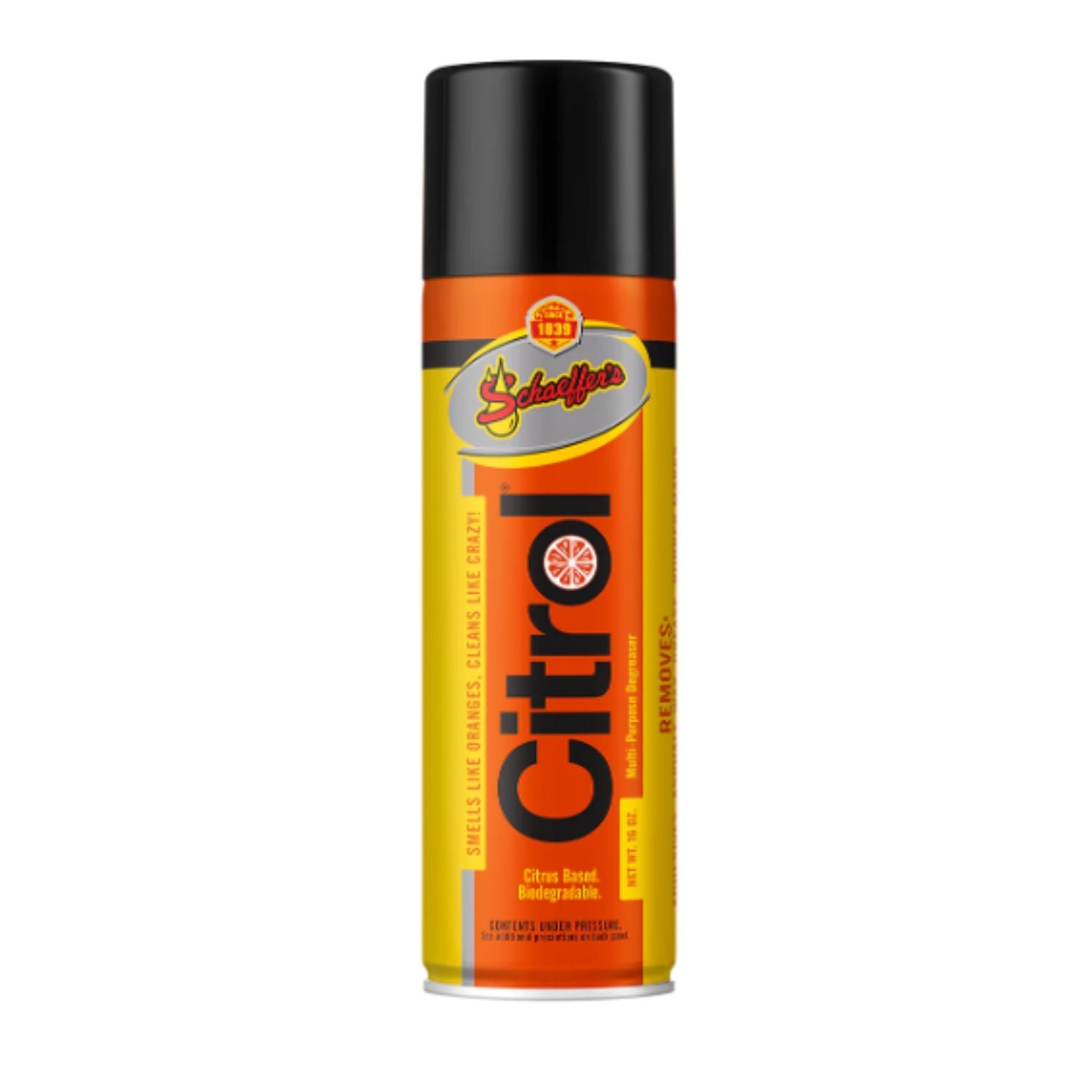 Biodegradable Non-Toxic Degreaser Schaeffer's Citrol® Citrus-Based Multi-Purpose