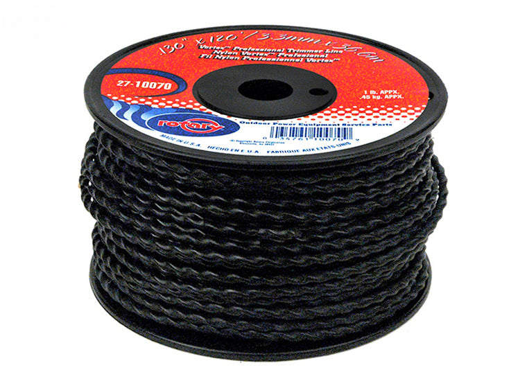 .120" (3mm) Trimmer Line Rotary Vortex Small Spool Black (10070)