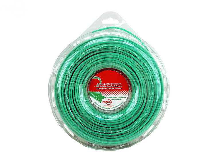 Trimmer Line .080  320' Lge Donut Quad-Tex Twist Green