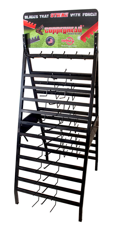 Turf Display Racks Lawn Mower and Edger Blade Display Rack For Dealers & Mechanics ...