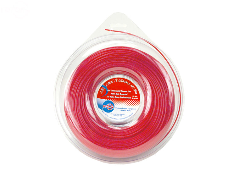 Trimmer Line .080x1 Lb. Donut Red Commercial