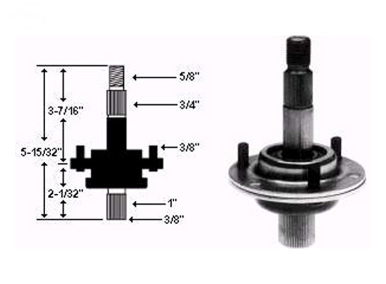 Spindle  For MTD