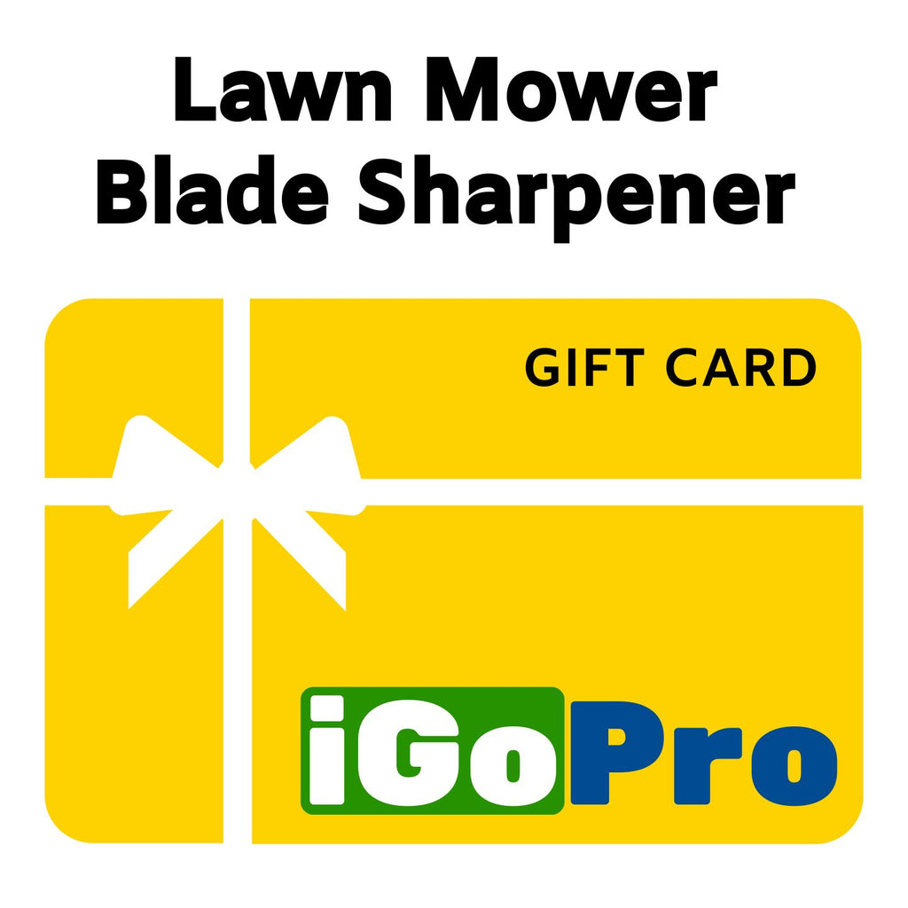 Lawn Mower Blade Sharpener Gift Card