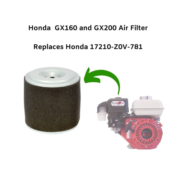 Honda 17210-Z0V-781 Air Filter (GX160 & GX200 Cyclone-Type) – iGoPro Lawn  Supply