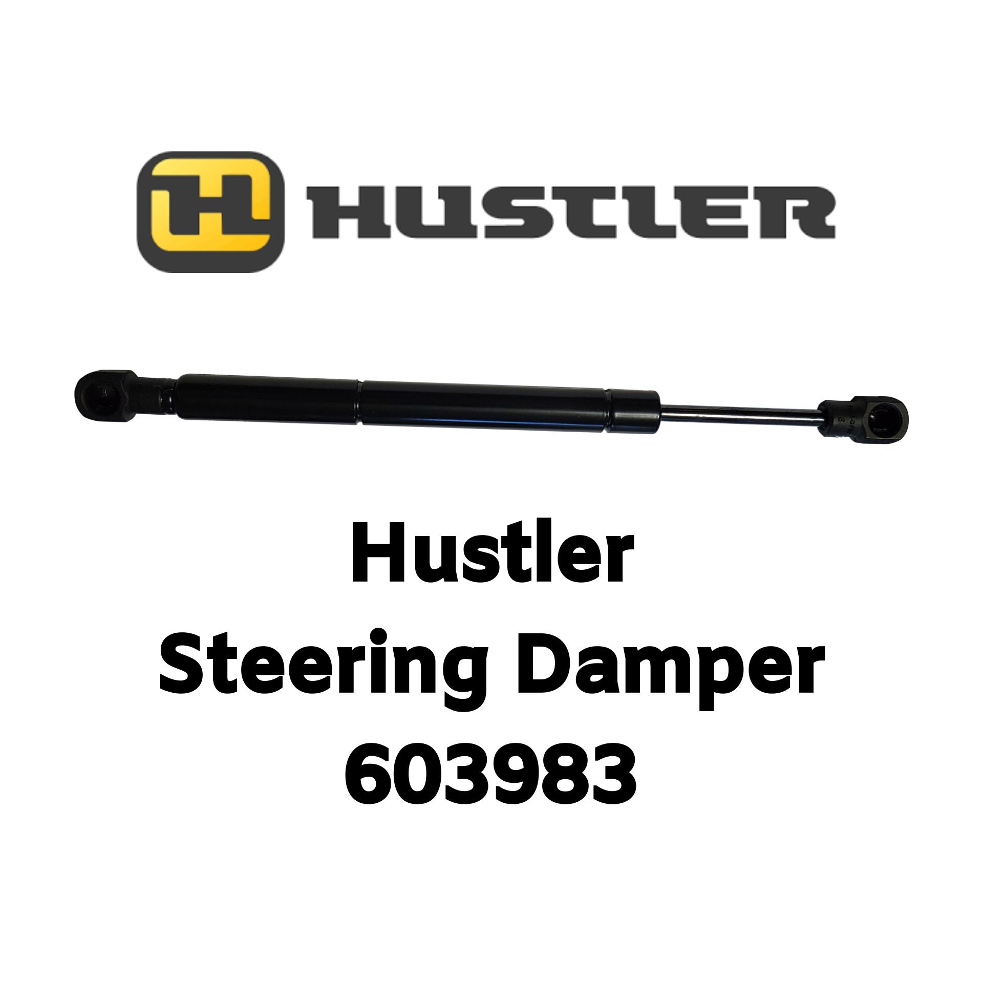 Hustler Steering Damper 603983 For Most Raptor & FasTrak Models