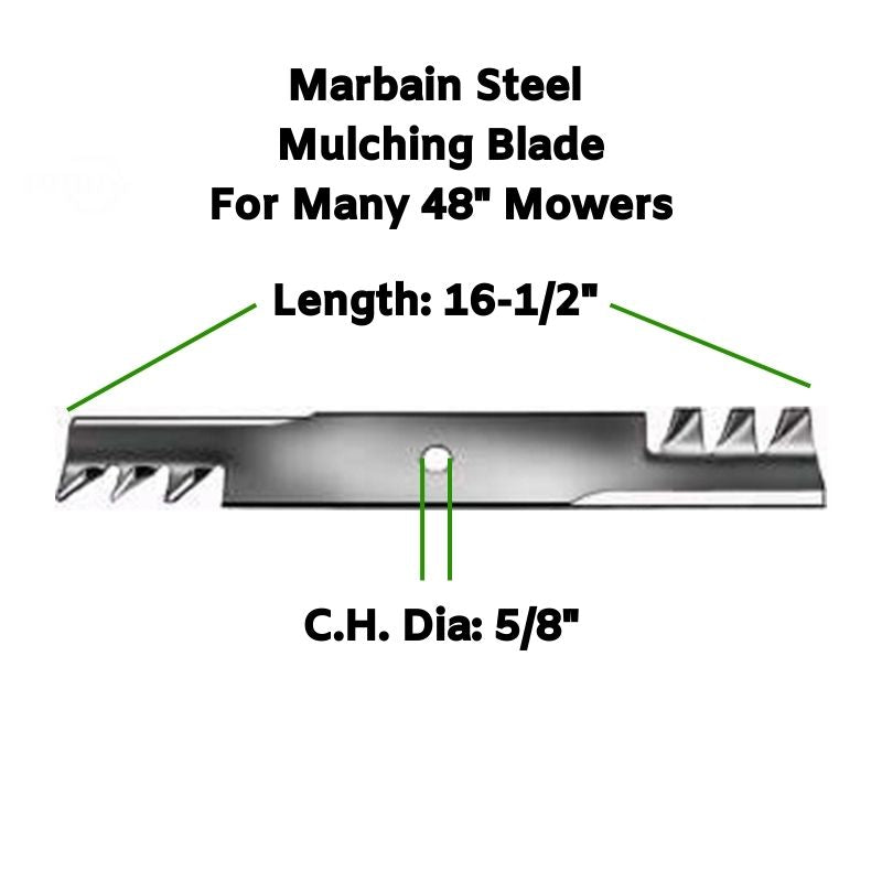 John deere discount mower blades 48