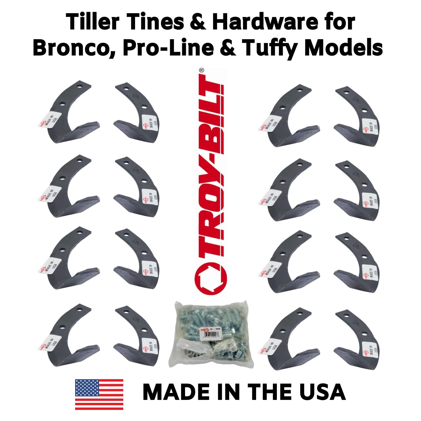 Tiller Tines Set for AYP/Sears 6554J 4459J 4460J 6555J, 6712H 6713H Tiller Tines Set for AYP/Sears 6554J 4459J 4460J 6555J, 6712H 6713H