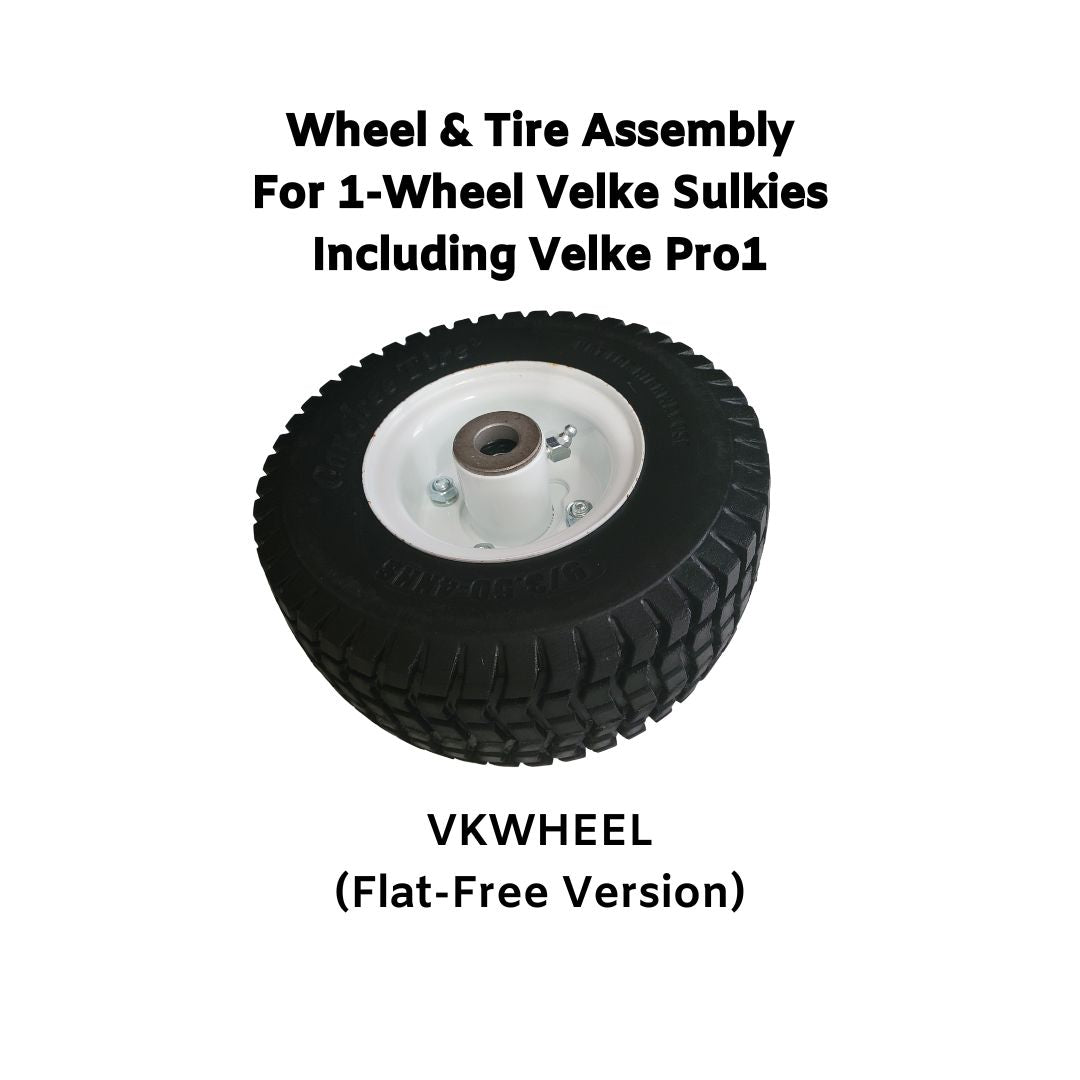 Velke Flat-Free Wheel & Tire Assembly P/N 72460027 (VKWHEEL